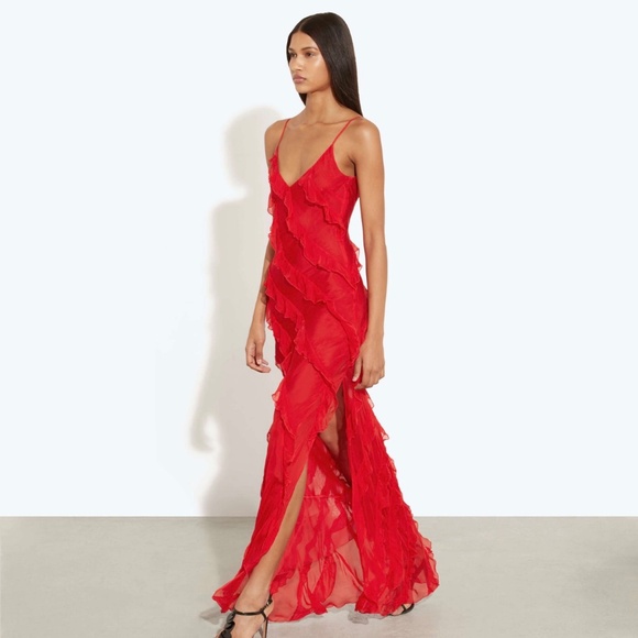 Cecelia Dress in Red by Rat & Boa - Picture 3 of 6